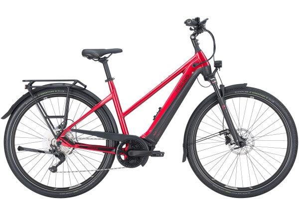 PREMIO EVO 10 LITE 28 Zoll Trapez 45 cm SHIMANO Deore RD-M5120 Shadow Plus hyper red